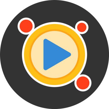 Play web icon simple illustration