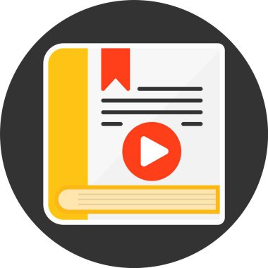 kitap simgesi vektör illüstrasyonu