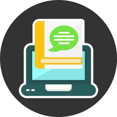 Çevrimiçi öğrenme platformu simgesi