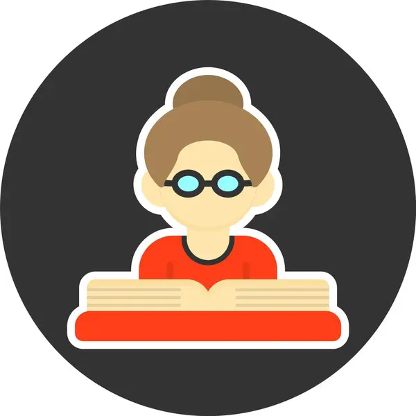 Web Simgesi Olan Öğretmen, Basit İllüstrasyon