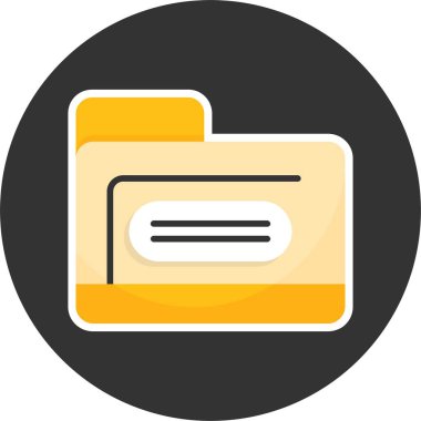 Dosya. Web simgesi basit illüstrasyon