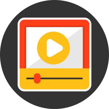 Play web icon simple illustration