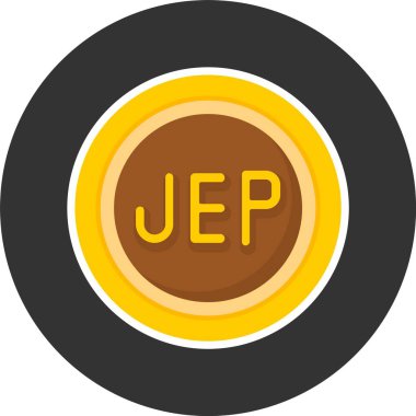Jersey Pound Sembol vektör çizimi