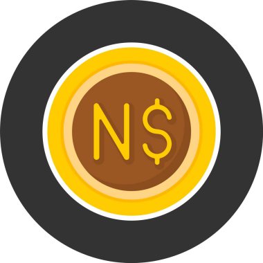  Kiribati Dolar simge vektör illüstrasyonu