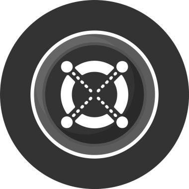  Elrond logo web simgesi vektör illüstrasyonu 