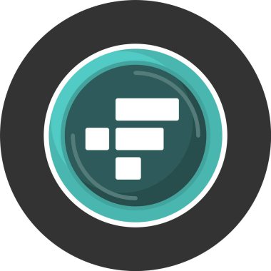  FTX Toke logo web simgesi vektör çizimi 