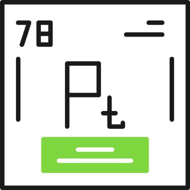 Platin Web Simgesi, Basit İllüstrasyon