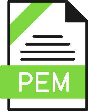 dosya biçimi simgesi, vektör illüstrasyonu basit tasarım