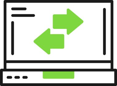 Simgeyi Tazele, Renkli Vektör İllüstrasyonu