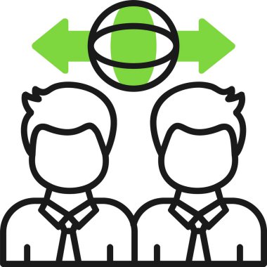 Çeşitlilik Web Simgesi, Basit İllüstrasyon