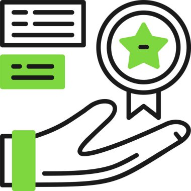 Beyaz arkaplanda ayrıştırılmış ek renk simgesi 