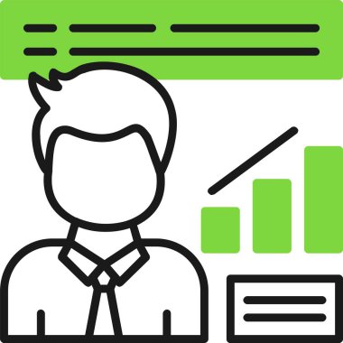 Beyaz arka plan üzerinde izole büyüme simgesi 