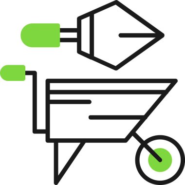 Bahçe araçları web simgesi 