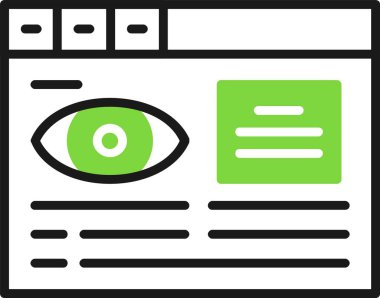 Web sitesi simgesi ve internet konsepti beyaz arkaplanda izole edildi 