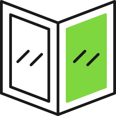 kitap web simgesi, basit illüstrasyon