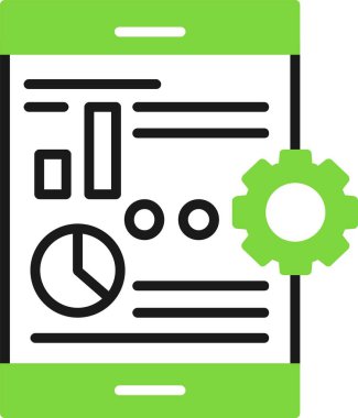 Web analytics vektör çizim