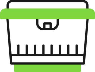 Gıda Kutusu Web simgesi vektör illüstrasyonuName