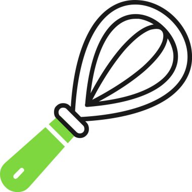 Bir çırpma simgesinin vektör illüstrasyonu