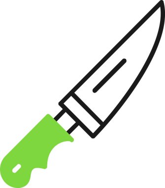 bıçak simgesi vektör illüstrasyonu