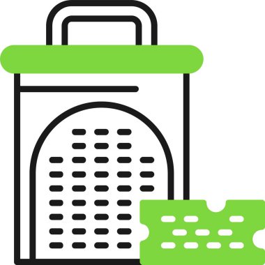 Grater araç simgesinin vektör illüstrasyonu