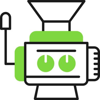 kahve makinesi kahve ikonu ana hatlarıyla