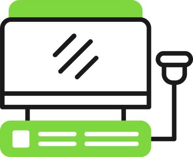 Bilgisayar faresi. Web simgesi basit illüstrasyon