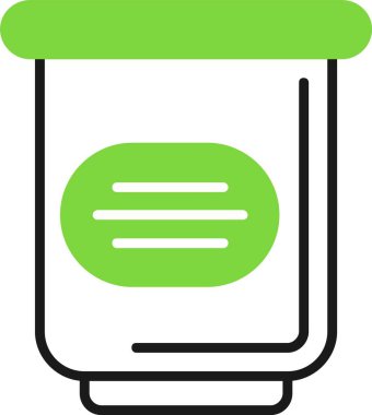 Bir kitap simgesinin vektör illüstrasyonu