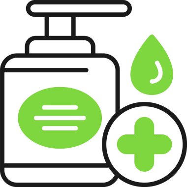 Bir şişe suyun vektör çizimi