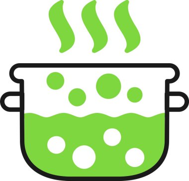 Çorba. Web simgesi basit tasarım