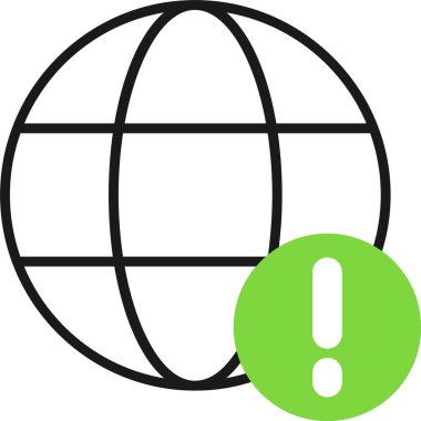 küresel dünya vektör simgesi