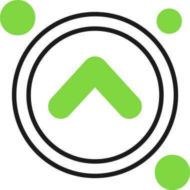 Navigasyon ok simgesi beyaza izole edildi 