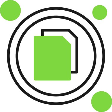 Kopyala düğmesi, Web Simgesi Basit İllüstrasyon