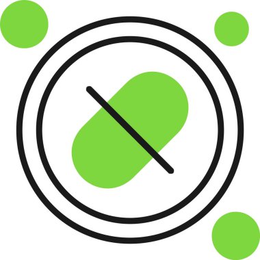 Bağlantı Düğmesi, Simge, Renkli Vektör İllüstrasyonu