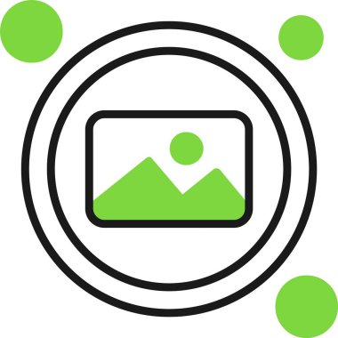 Beyaz arka plan üzerinde izole resim simgesi 