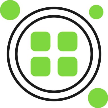 Beyaz arka plan üzerinde izole menü simgesi 