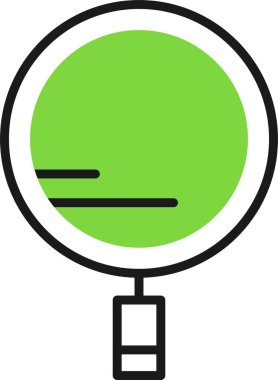 Arama simgesinin vektör illüstrasyonu 