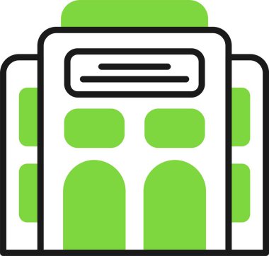 Beyaz arka plan üzerinde izole Kütüphane simgesi 