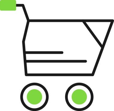 Tramvay simgesi, basit vektör tasarımı