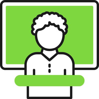 Adamım. Web simgesi basit tasarım