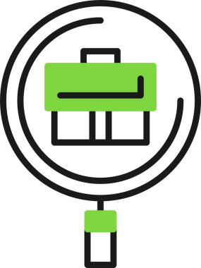 Tarayıcı arama simgesini ana hat biçiminde bul