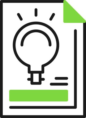 Ampul simge vektör çizim