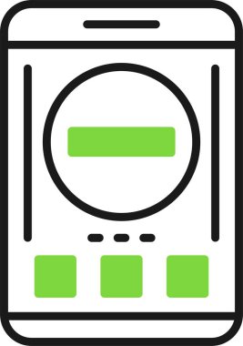 Tarayıcı internet tarayıcı simgesi ana hat biçiminde