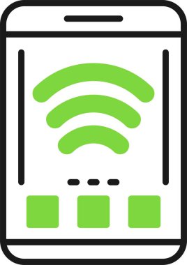 wifi vektör simgesi gösterimi