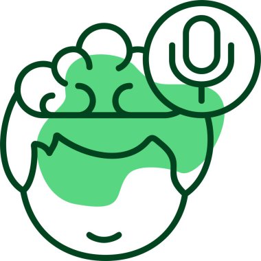  mikrofon simgesi, vektör illüstrasyonu 