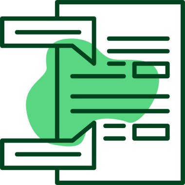  Tavsiye simgesi, vektör illüstrasyonu 