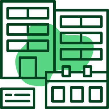 Şirket Olayları simgesi, vektör illüstrasyonu 