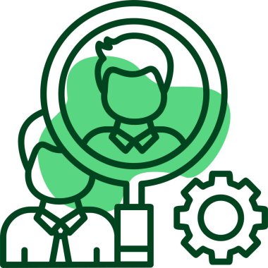 Yetenek Kazanma işadamları simgesi, vektör illüstrasyonu