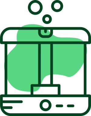  Nemlendirici simge, vektör illüstrasyonu 