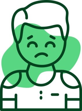 Aşağılama erkekler simgesi, vektör illüstrasyonu 