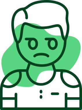  Kinizm simgesi, vektör illüstrasyonu 